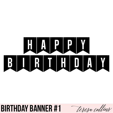 Download 143+ Happy Birthday Banner SVG Files